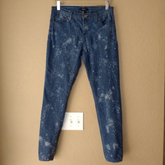 Forever 21 Bleached Skinny Denim Jeans - Picture 2 of 9